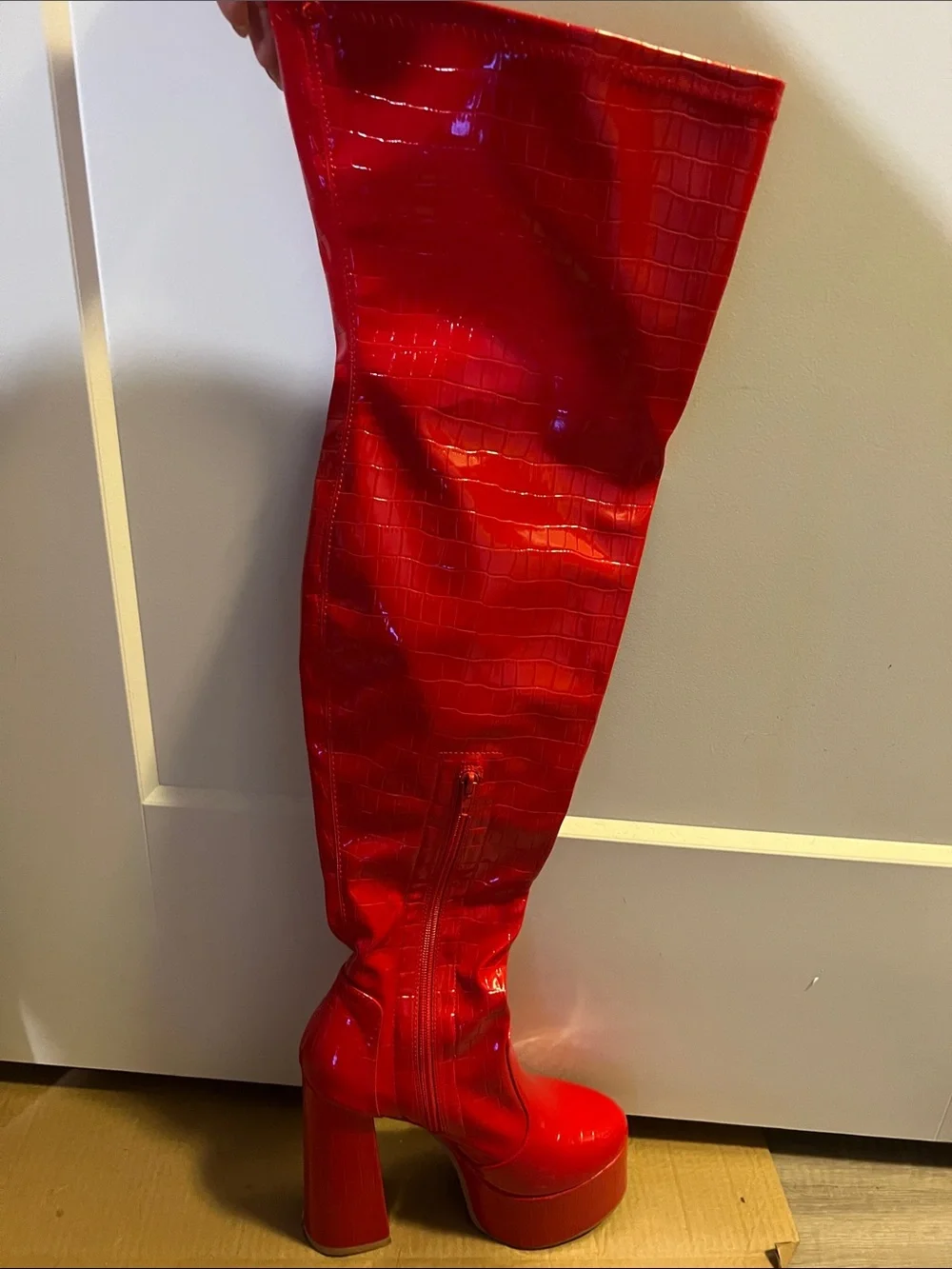 Over the knee high boots